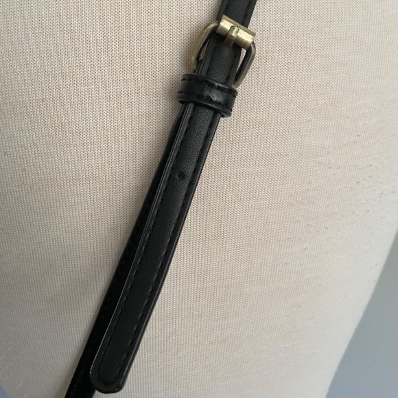 Leather Convertible Crossbody With Brass Hardware - Picture 10 of 12